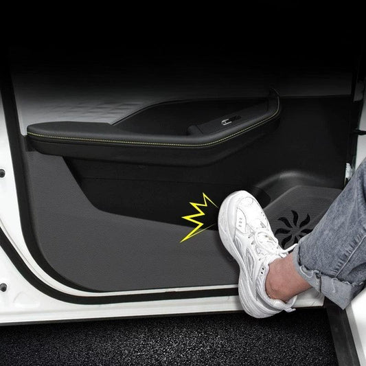 EVSTITAN Car Door Sill Protectors and Anti-kick Mat for Geely