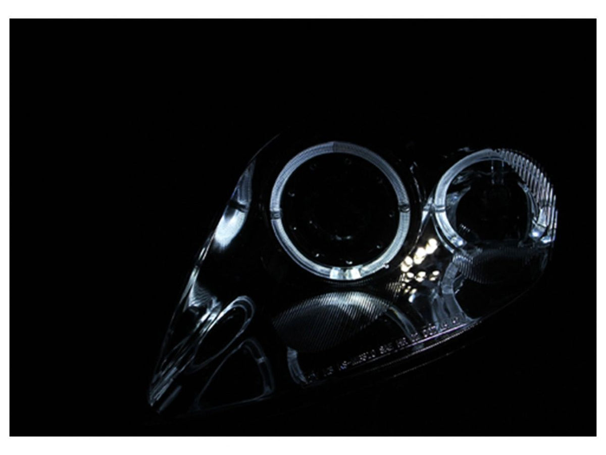 Anzo 2000-2005 Mitsubishi Eclipse Projector Headlights w/ Halo Chrome