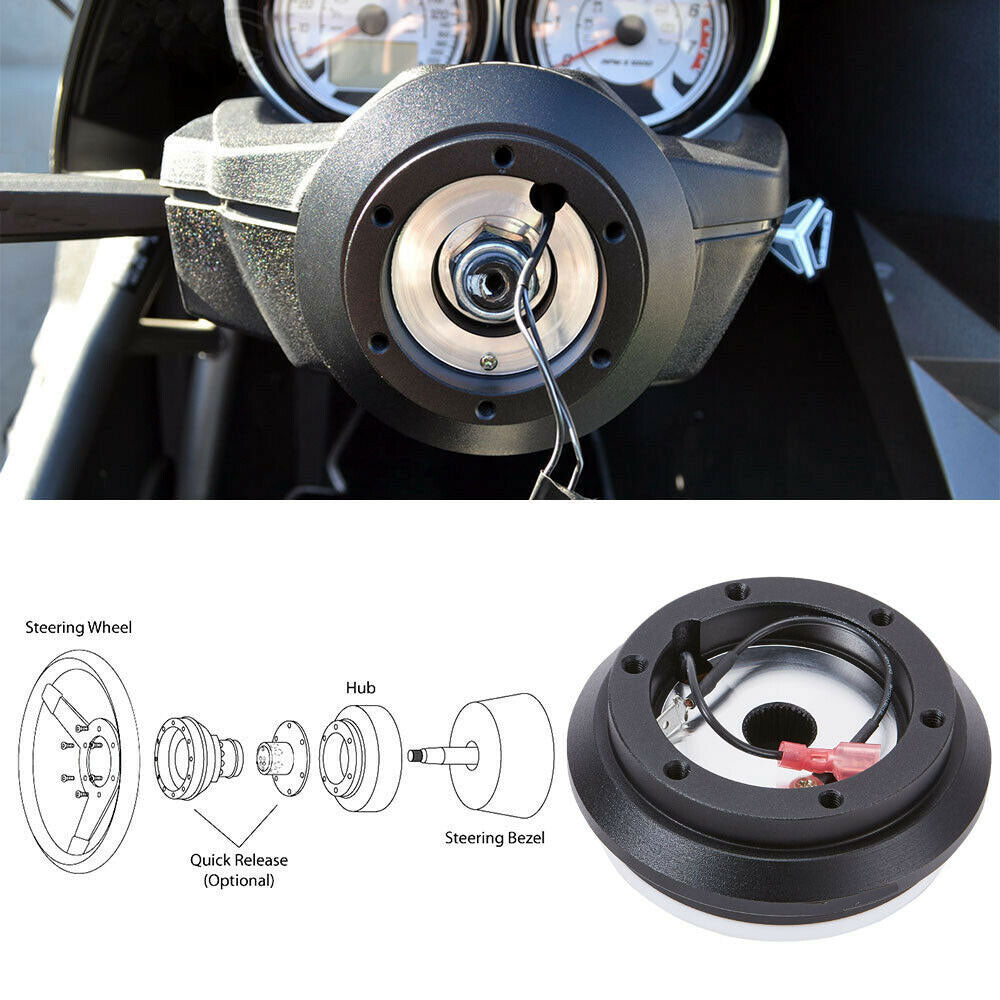 Bull Boost Bliss 350mm Steering Wheel + Short Hub Adapter Kit For Mazda Miata RX-7 RX-8 MX-3 MX-6