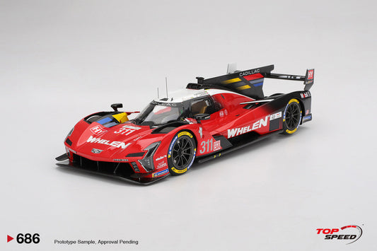 Topspeed Cadillac V-Series.R #311 Whelen Cadillac Racing 2025 IMSA Le Mans 24 Hrs 1:18