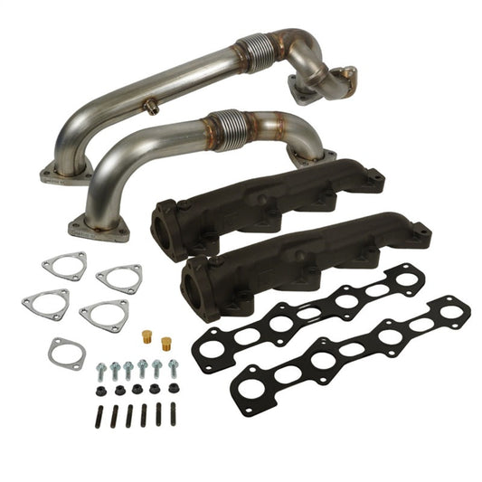 797 Offroad BD Diesel 08-10 Ford F-250/F-350/F-450/F-550 Powerstroke 6.4L Up Pipes Kit w/Manifold Set