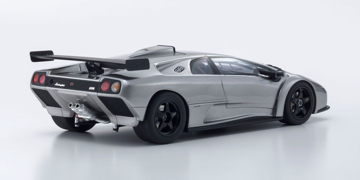 Kyosho 1999 Lamborghini Diablo GTR Silver 1:18