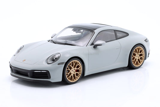 Minichamps 2023 Porsche 911 992 Carrera 4S Chalk (Crayon) 1:18