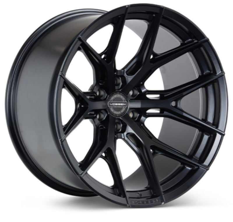 Vossen HF6-4 22x12 - 8x170 - ET-44 - Ultra Deep - 125.1 - Satin Black Wheel