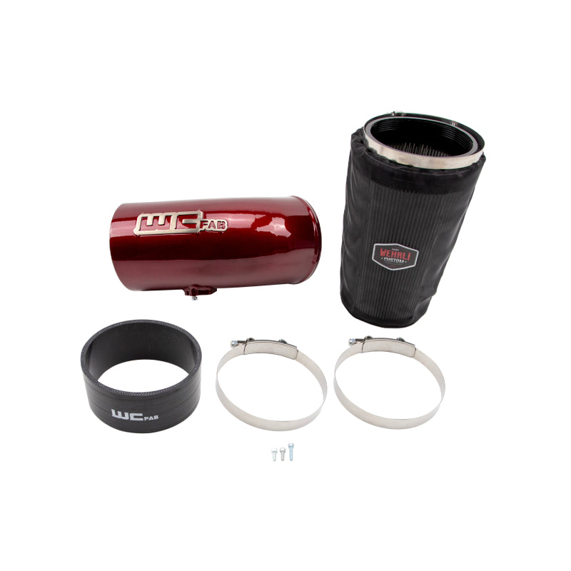 Wehrli Cummins High Mount 2nd Gen Swap 5in Intake Kit - Deore Gold