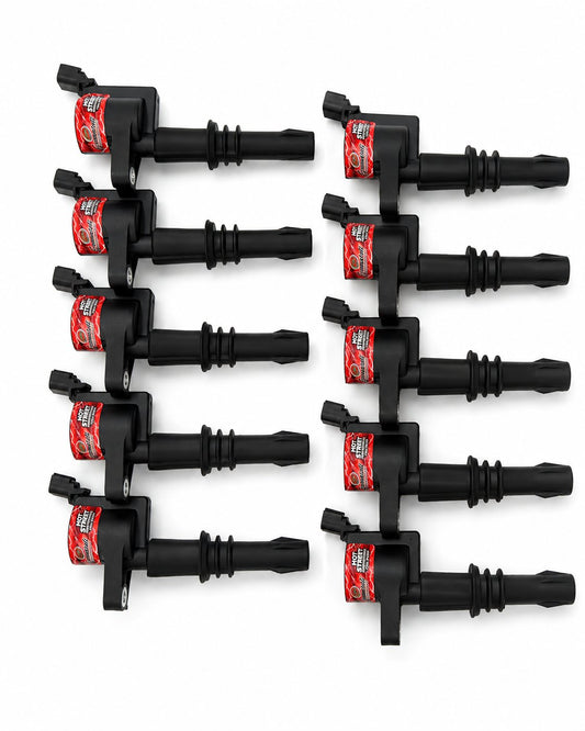 2005–2017 Ford 6.8L V10 3V Granatelli 42kV Hot Street Coil Packs – Set of 10 – 25-3001-10