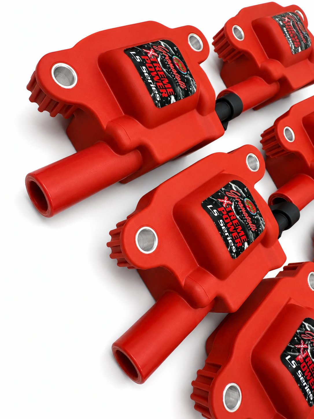 2005–2017 GM LS2/LS3/LS7/LS9/LSA Granatelli 80kV Pro Series Extreme Red Coil Packs – 28-0513-CPR - image 2