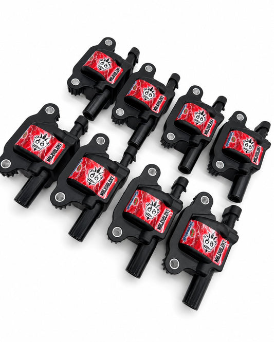 2014–2024 GM LT1/LT4 Granatelli 85kV Malevolent Black Coil Packs – 28-0514-CPM