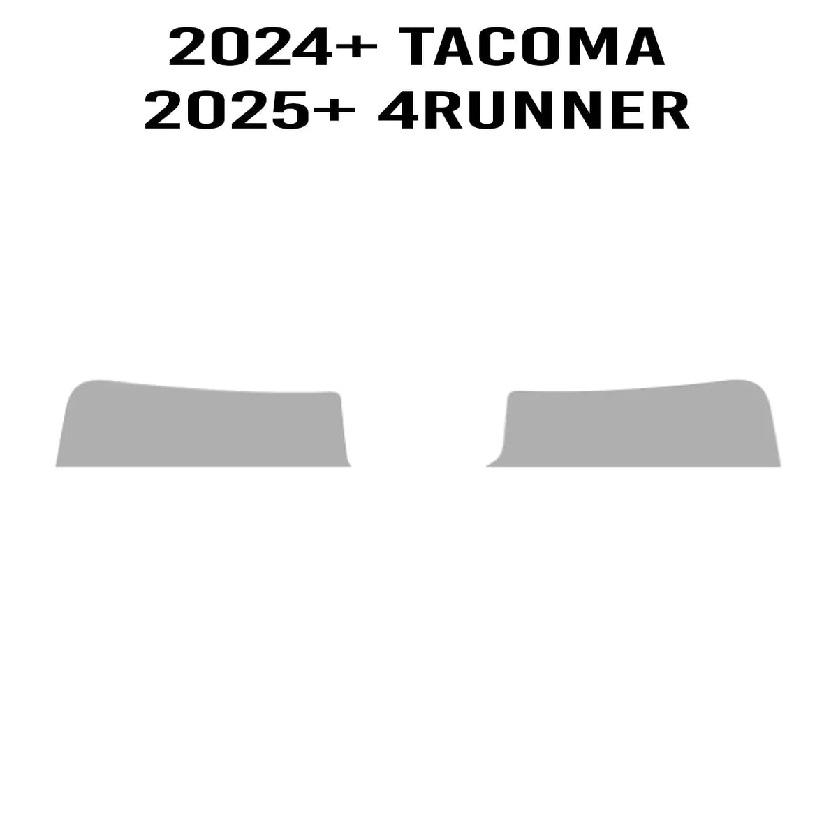 Easy Windshield Eyebrow Tint - 2024+ Tacoma / 2025+ 4Runner