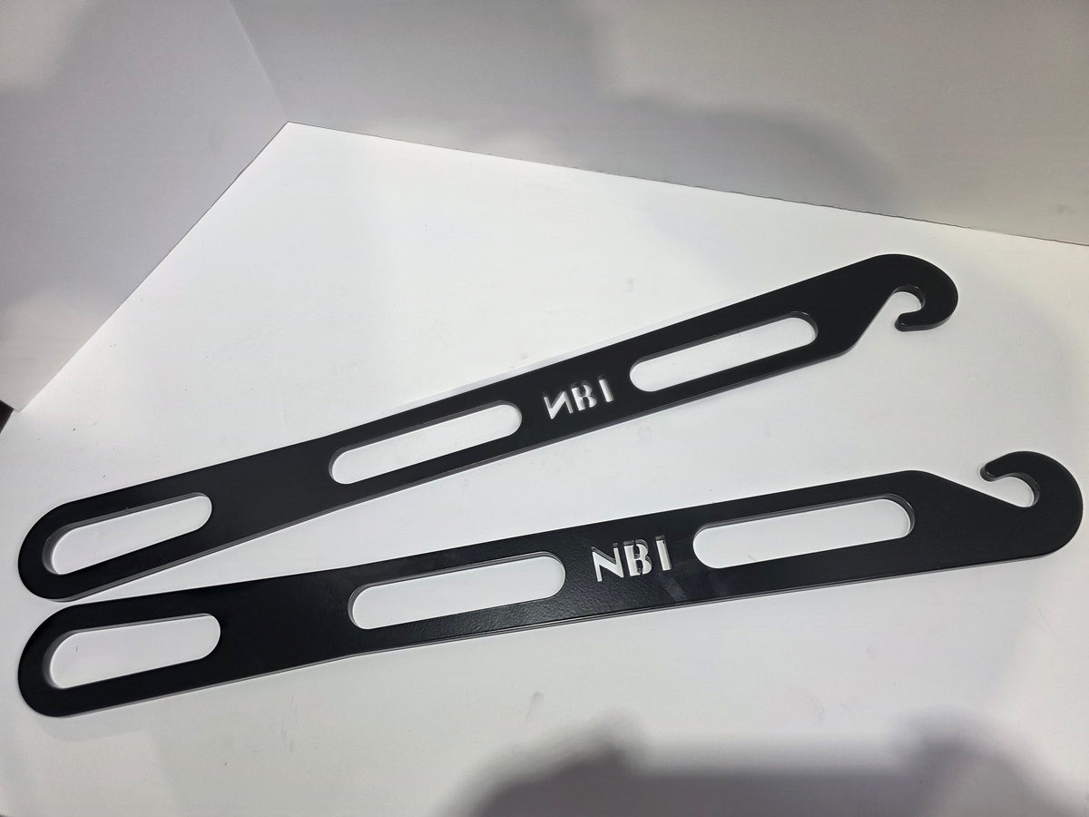 Tie Down Extenders Powder-Coated-BLCK