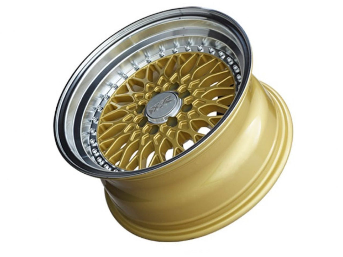 XXR 536 Wheel Hyper Gold / Machined Lip 15x8 0 4x100, 4x114.3