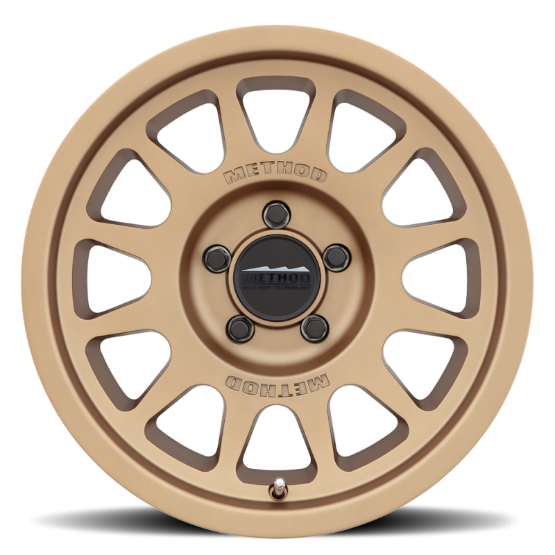 797 Offroad Method MR703 17x8.5 0mm Offset 5x5 71.5mm CB Method Bronze Wheel