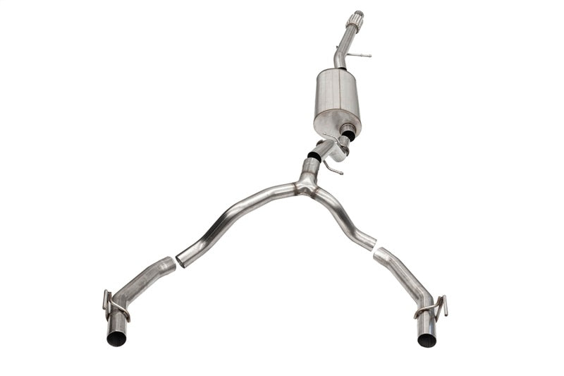 CORSA Performance 21-22 Cadillac Escalade ESV 6.2L Dual Rear 3.5/2.75in Sport Cat-Back Uses Factory Bezels 21132