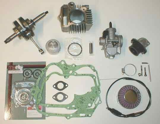 50 Caliber Racing 117cc stroker kit 5 for honda 50's and 70's