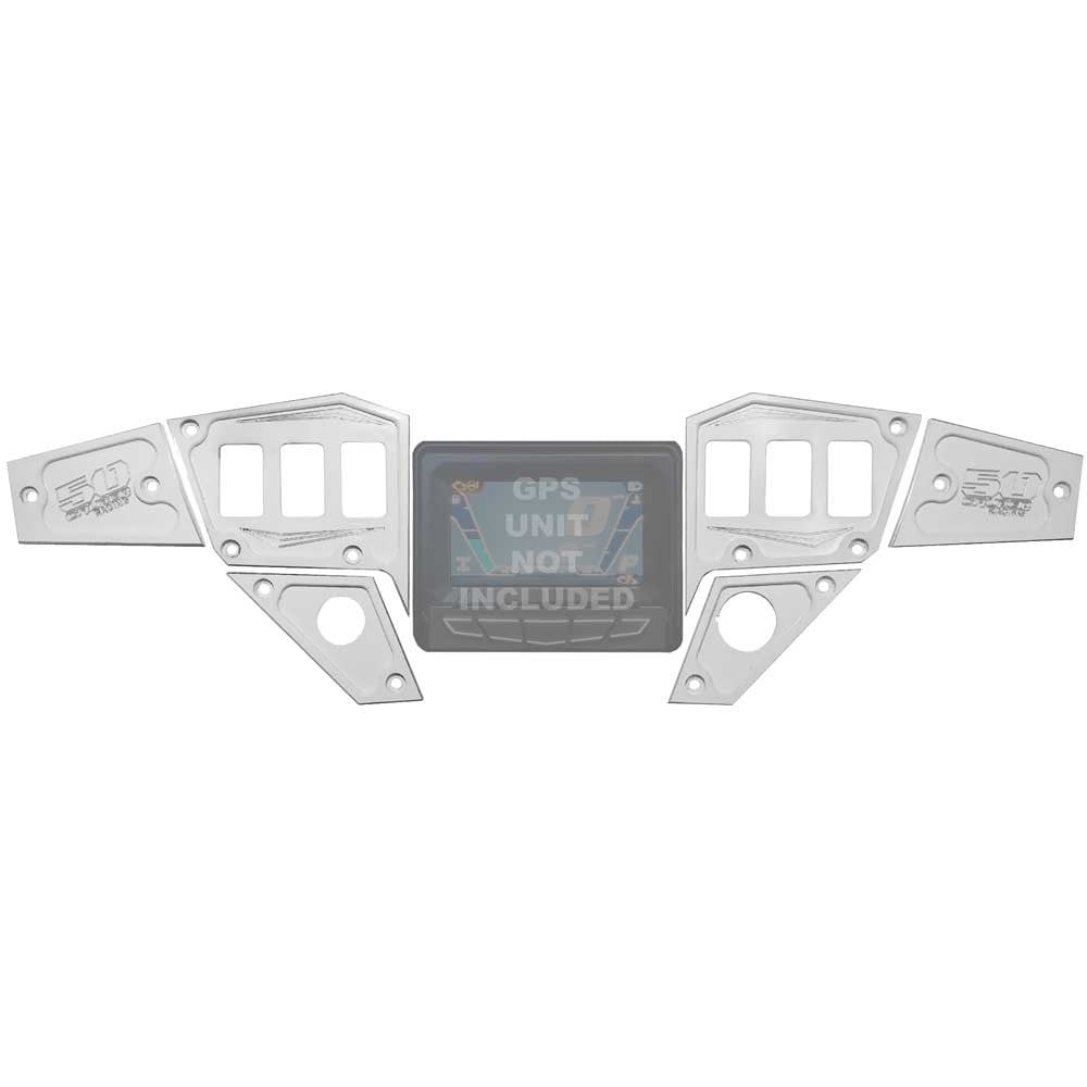 50 Caliber Racing RZR Dash Panel Digital GPS 6 piece