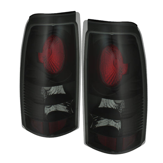 Spyder Chevy Silverado 1500 99-02 (Not Fit Stepside) Euro Style Tail Lights Blk Smke ALT-YD-CS99-BSM 5078056