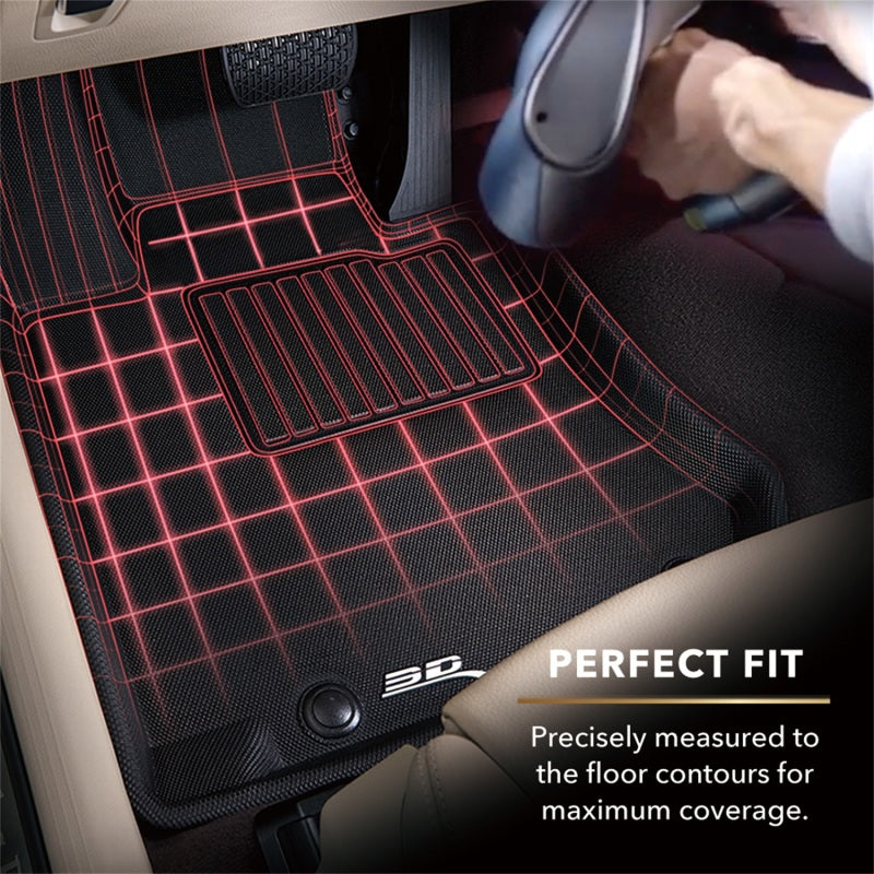 3D MAXpider 2020 Hyundai Palisade Kagu 2nd Row Floormats - Gray L1HY10021501