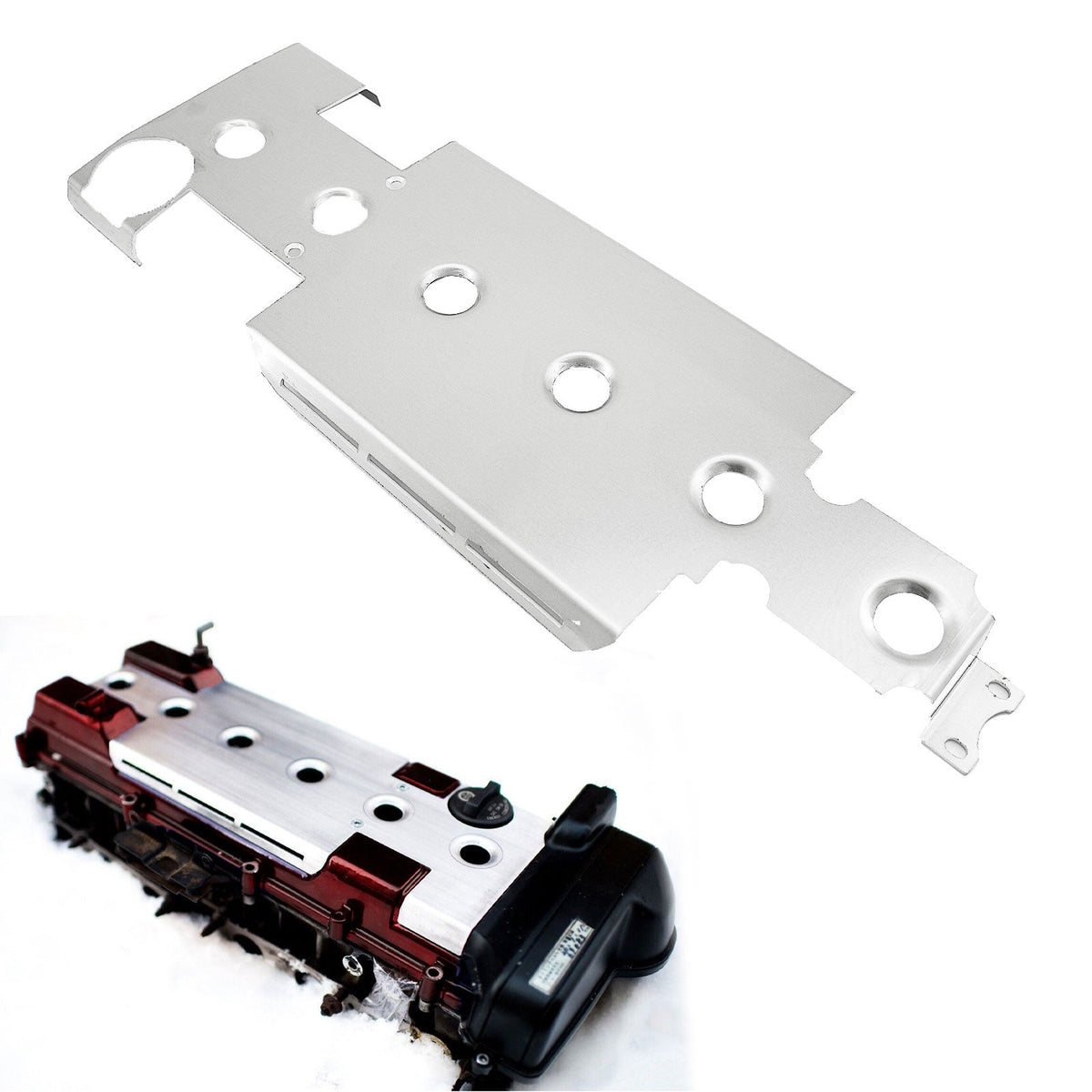 Bull Boost 2JZ GE VVTi Aluminum Valve Coil Pack Cover Plate For Lexus Toyota GS IS SC 300