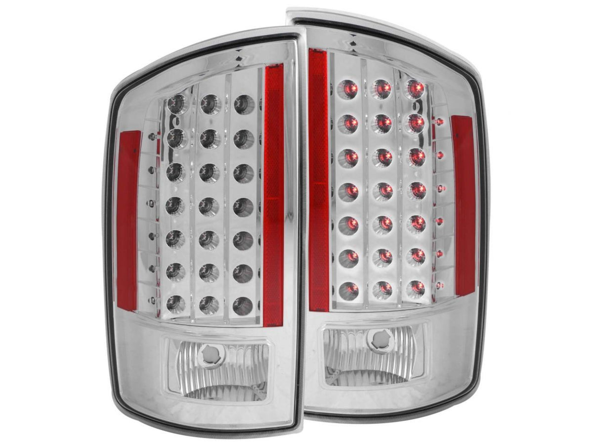 Anzo 2006-2008 Dodge Ram 1500 LED Tail lights Chrome