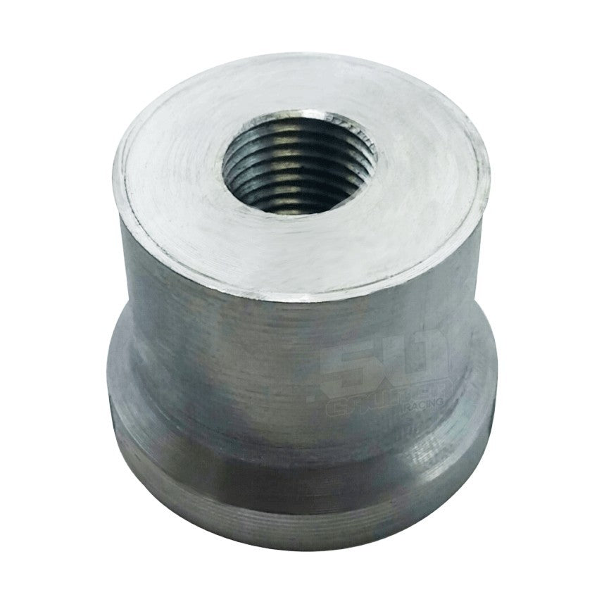 50 Caliber Racing 1.25 Inch Flanged Threaded Through Weld In Bung