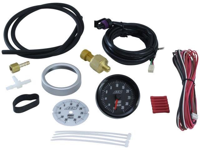 AEM Electronics Analog Boost Gauge -30 - 35 PSI