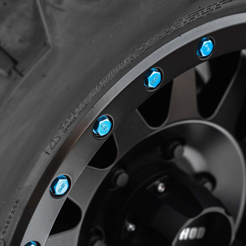 797 Offroad Method Lip Bolt - Matte Blue MRW - Street - Kit