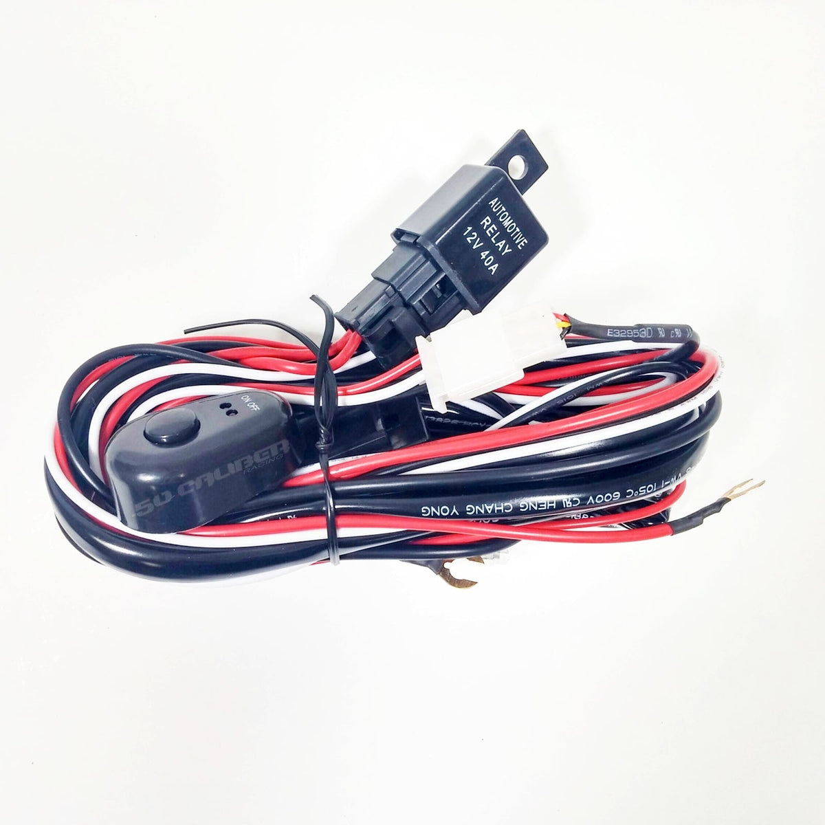 50 Caliber Racing 12V Wire Harness Kit with Relay and Switch