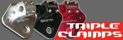 50 Caliber Racing Triple clamps for stock Honda xr & crf50