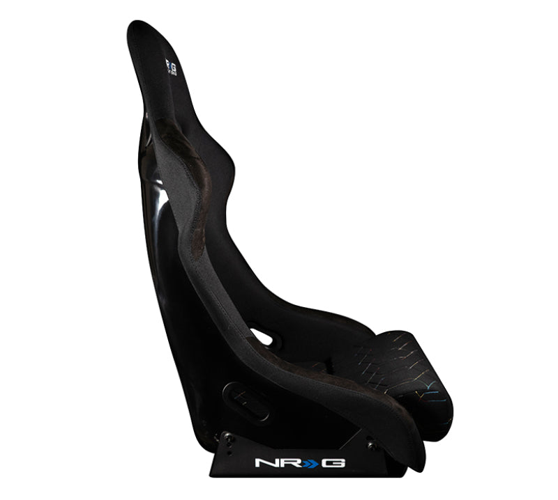 797 Offroad NRG FRP Bucket Seat (Black w/ Multi Color Geometric Pattern) - Large