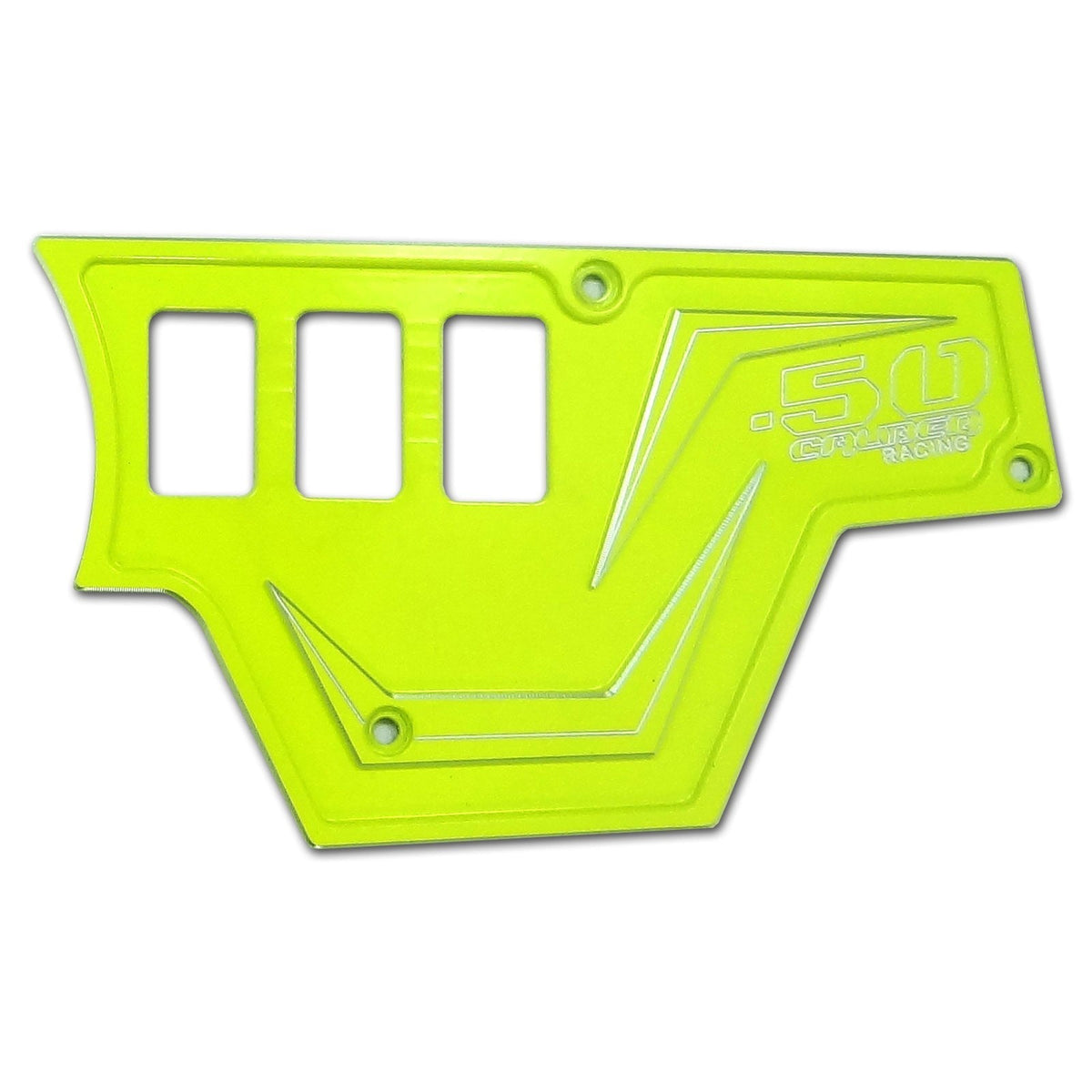50 Caliber Racing XP1000 6 Switch Dash Panel (Only) Lime Squeeze