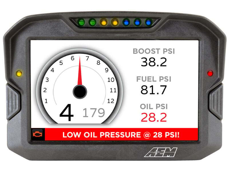 AEM CD-7 Non Logging Race Dash Carbon Fiber Digital Display (CAN Input Only) 30-5700