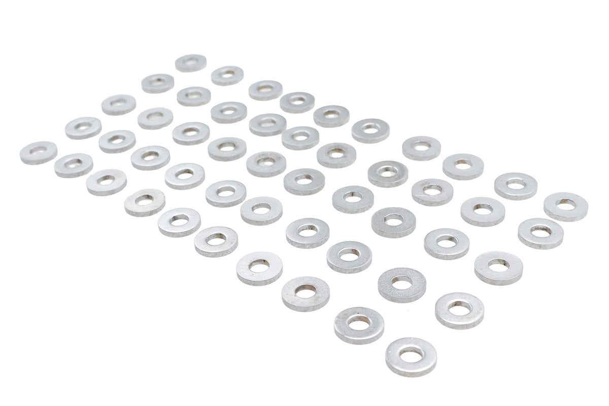 Chrome Flat Washers 1/4 inch, Extra Thick - 33569