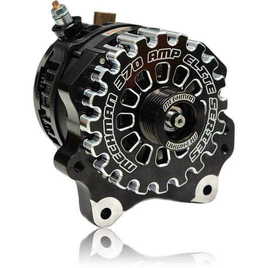 Mechman 370 Amp Billet V-Mount Alternator 1999-2004 Ford Mustang 4.6L SOHC