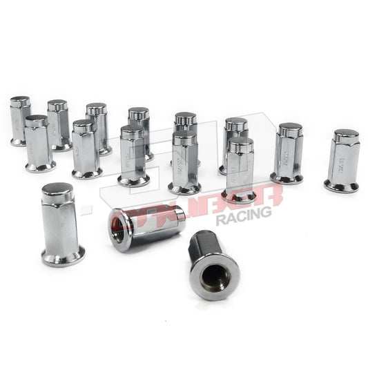 50 Caliber Racing Lug Nuts Flat