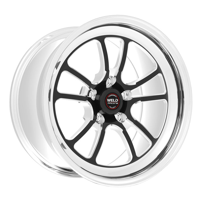 Weld S70 20x10 / 5x120mm BP / 6.8in. BS Black Wheel (High Pad) - Non-Beadlock