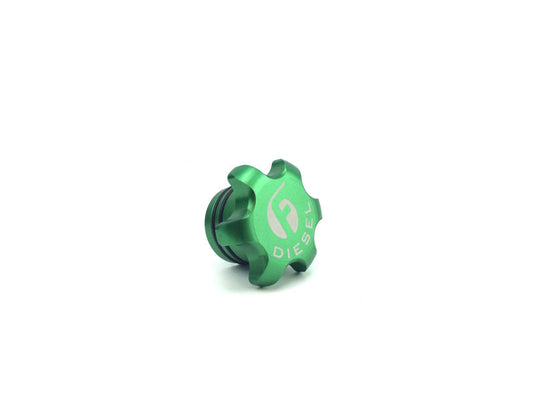 797 Offroad Fleece Performance 13-18 Dodge Cummins Green Anodized Billet Fuel Cap