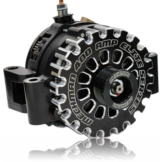 Mechman 400 Amp Billet High Output Alternator 2010-2022 Ford 6.2L Gas