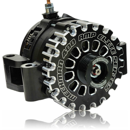 Mechman 400 Amp Billet Elite Series T-Mount Alternator 1991-2006 Ford / Mazda Truck 2.3L-5.8L