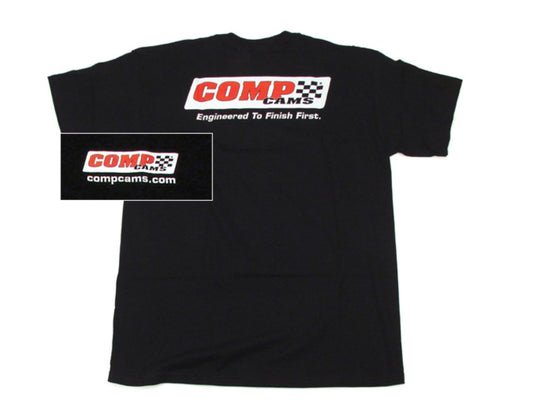 Comp Cams T-SHIRT, BLACK COMP RACING 2XL