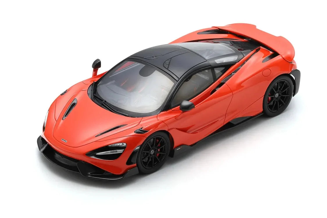 Spyder Schuco 2020 Mclaren 765LT Coupe Orange 1:18 WITH DISPLAY