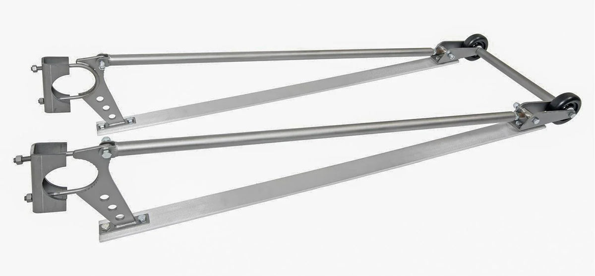 Granatelli Bolt-On Dual Wheelie Bar Kit – 44" Drag Racing Wheelie Bars – GMWB19