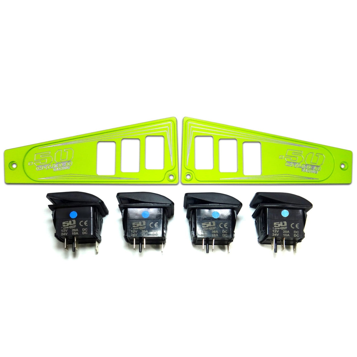 50 Caliber Racing Ride Command XP1000 6 Switch Dash Panel