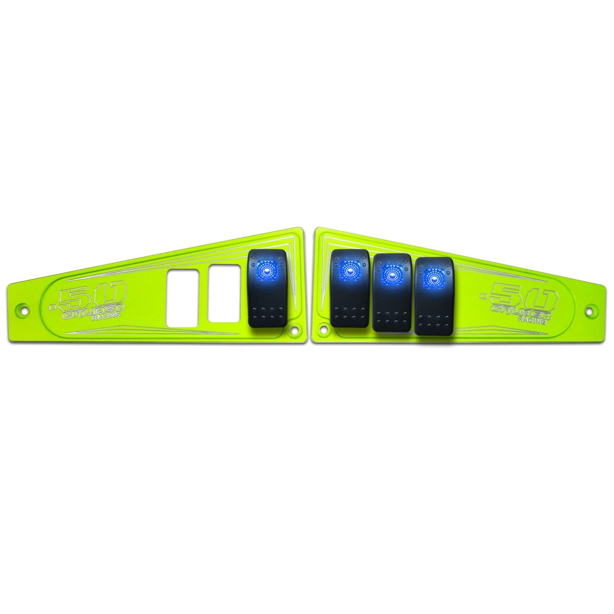 50 Caliber Racing Ride Command XP1000 6 Switch Dash Panel