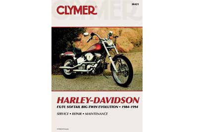 Clymer Repair Manual for 1984-1999 FXST-FLST - CM4213