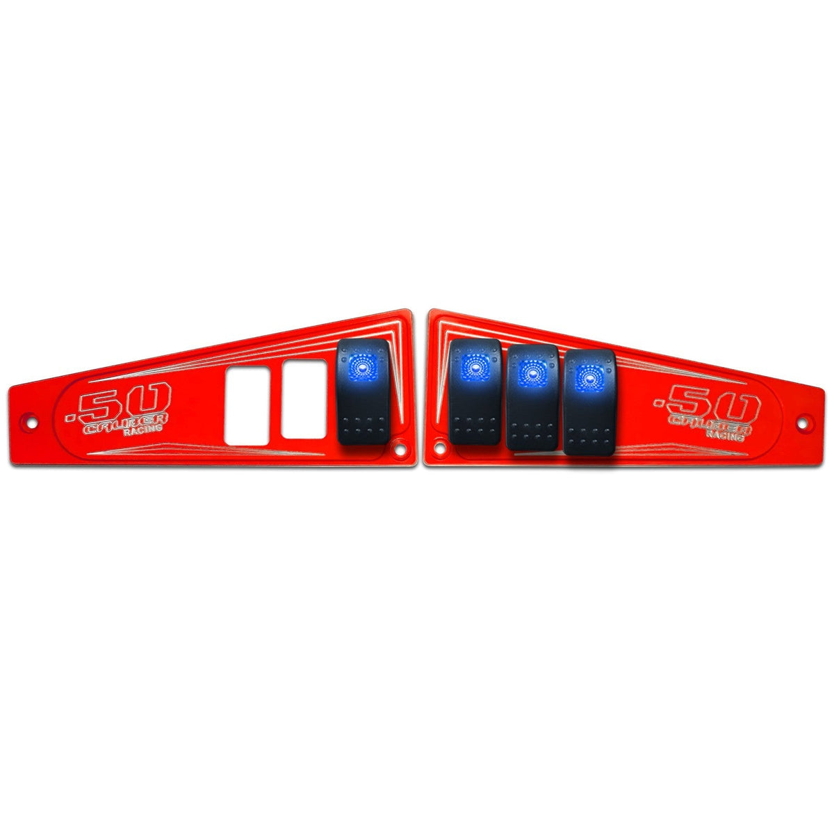 50 Caliber Racing Ride Command XP1000 6 Switch Dash Panel