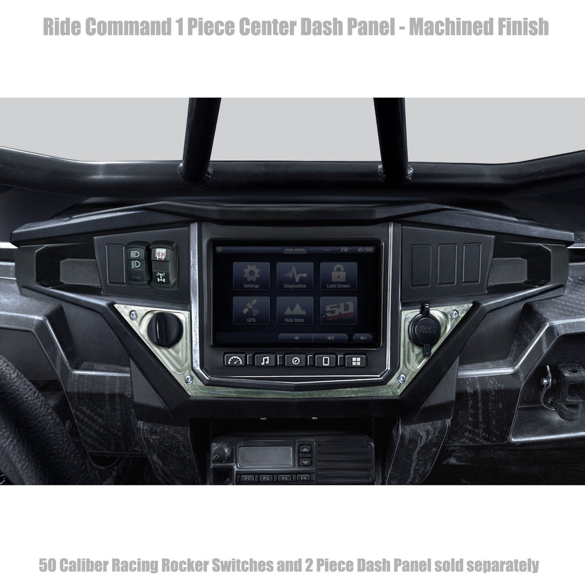 50 Caliber Racing Ride Command XP1000 1 Piece Dash Panel