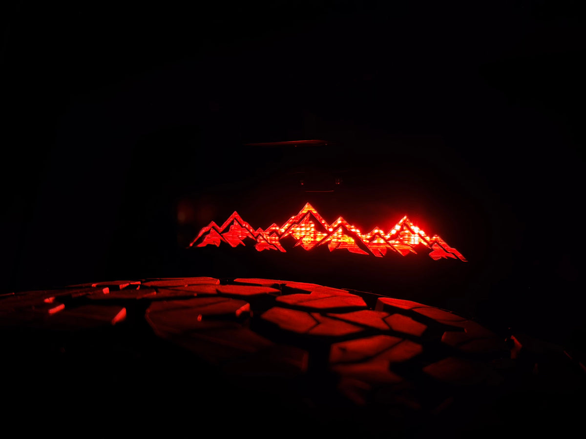 USA Laser Series Acrylic Third Brake Light Overlay - 2018+ Wrangler JL