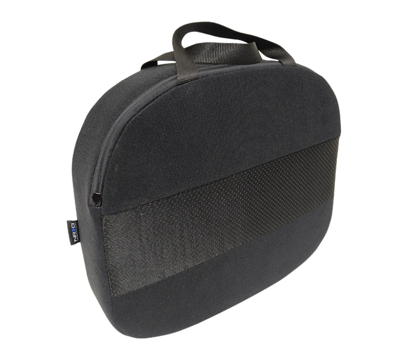 NRG Innovations NRG Racing Seat Cushion - One Piece Memory Foam Nylon Black w/ White Stitching