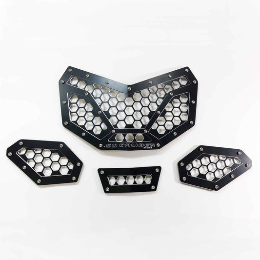 50 Caliber Racing Custom Billet Grille Can Am X3 2 and 4 seat models