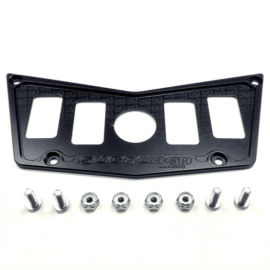 50 Caliber Racing Polaris RZR XP900 800 570 4 Switch Dash Panel Black